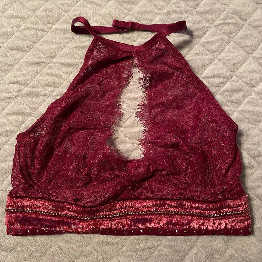 Victorias Secret Rhinestone Chain Bralette